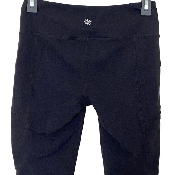 Athleta Drifter Capri Side Zipper Leggings in Black, Size Small - Picture 8 of 13